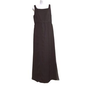 After Six Vintage Womens Dress Maxi Sleeveless Black Evening Formal Medium